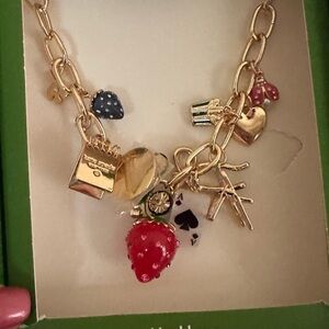 Kate Spade for Target charm bracelet, and necklace set